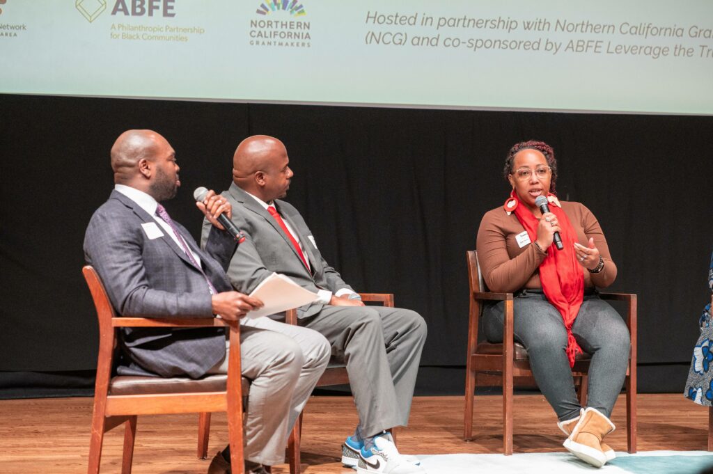 panel of people