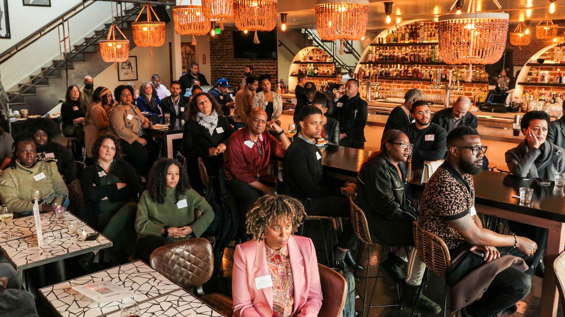 Group of People at Oakland Black History Month Event with Northern California Grantmakers